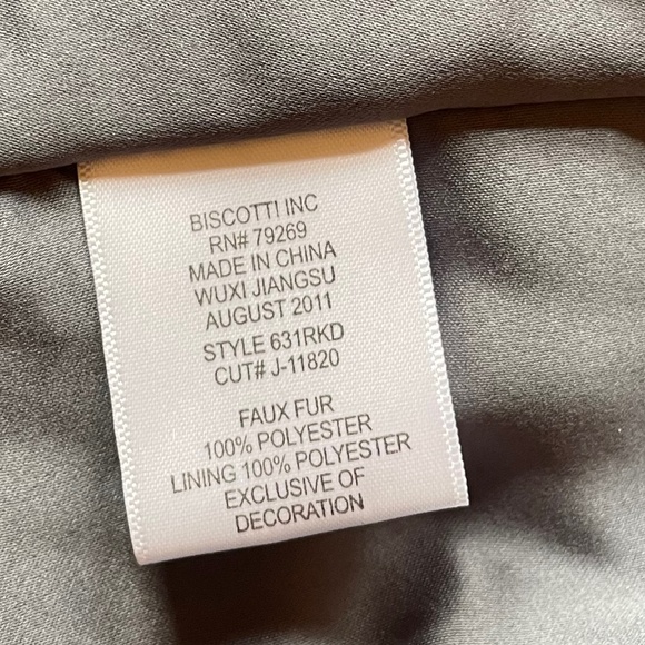 Kate Mack Faux Fur Vest Size 10 - Picture 4 of 5